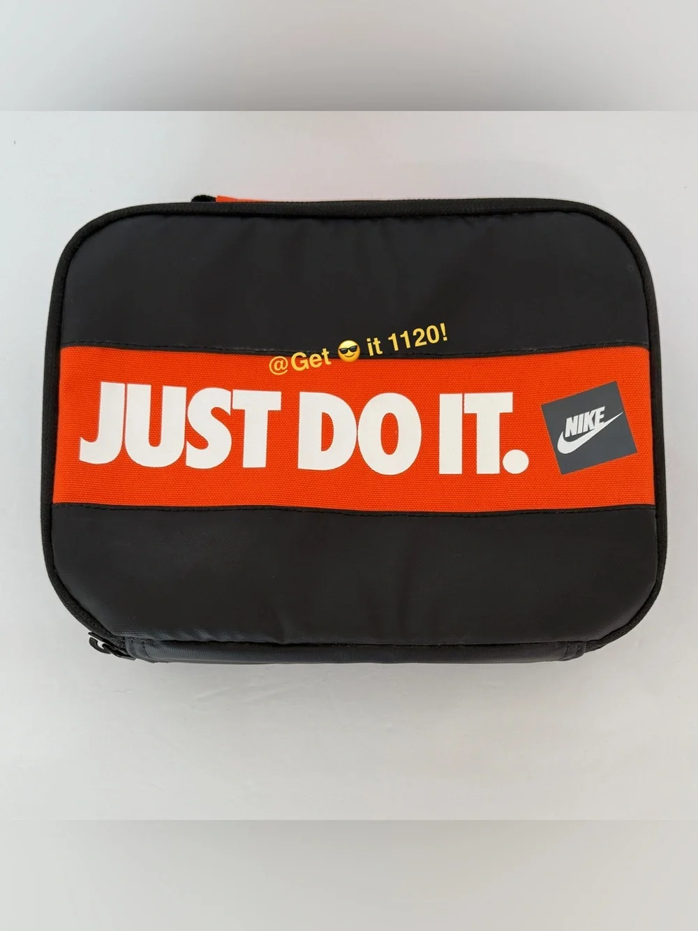 Nike Just Do It Bumper Sticker Fuel Pack Lunch Box Insulated 9A2840-N1Y
